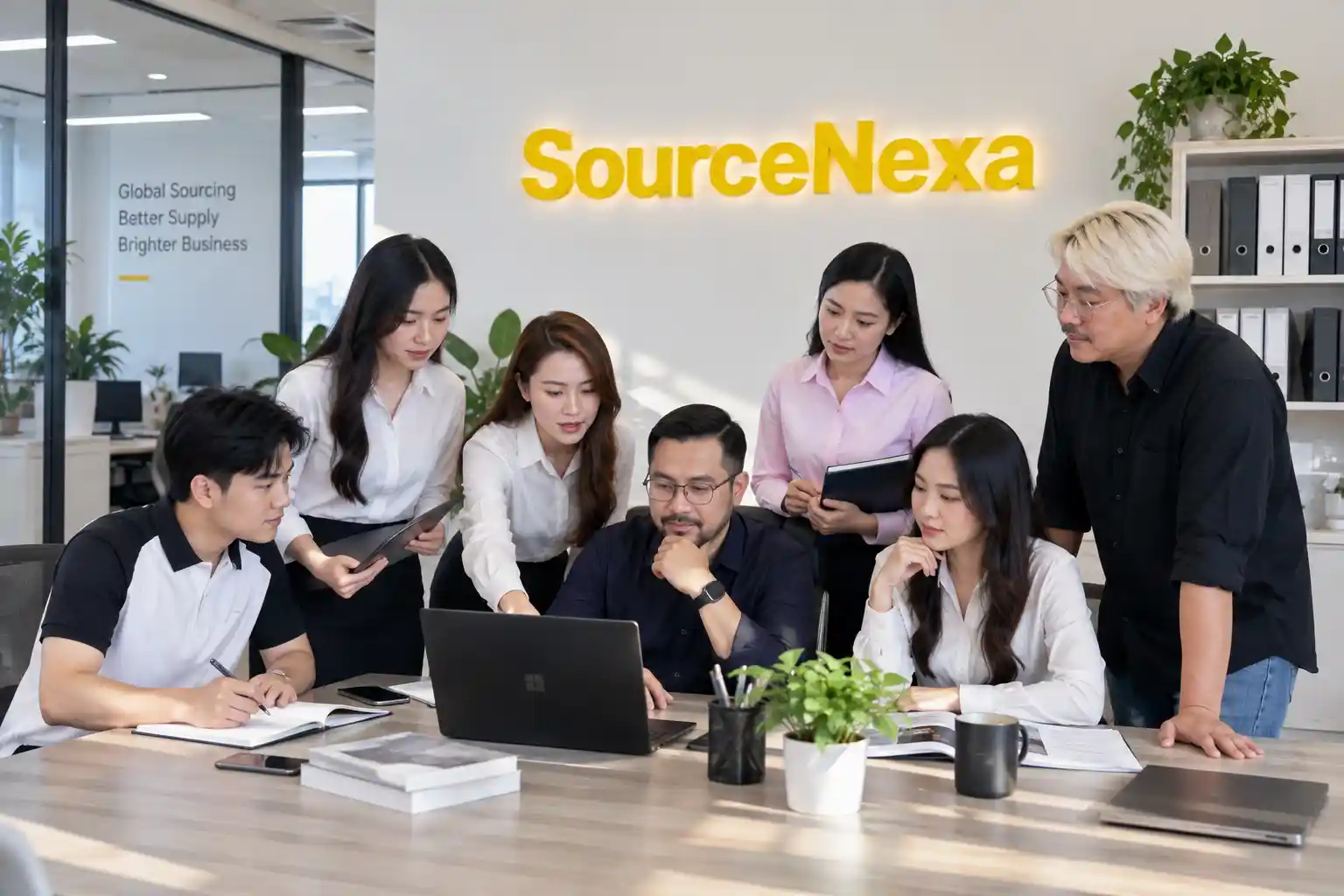 SourceNEXA sourcing team in China