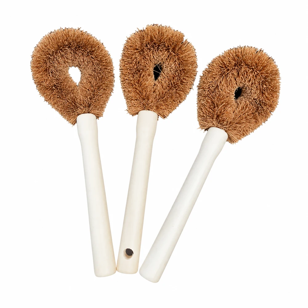 Coconut Fiber Pot Cleaning Brush